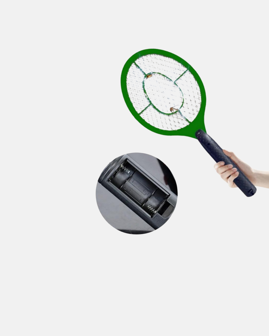 Yüksek Gerilimli Elektronik Sinek Raket – Sessiz, Kimyasız ve Güvenli Kullanım