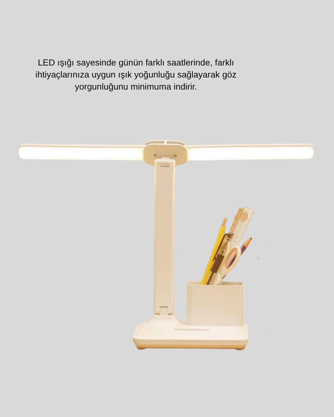 LED Işıklı Masa Lambası – Göz Yormayan, Kısılabilir ve Esnek Başlıklı Yeni Nesil
