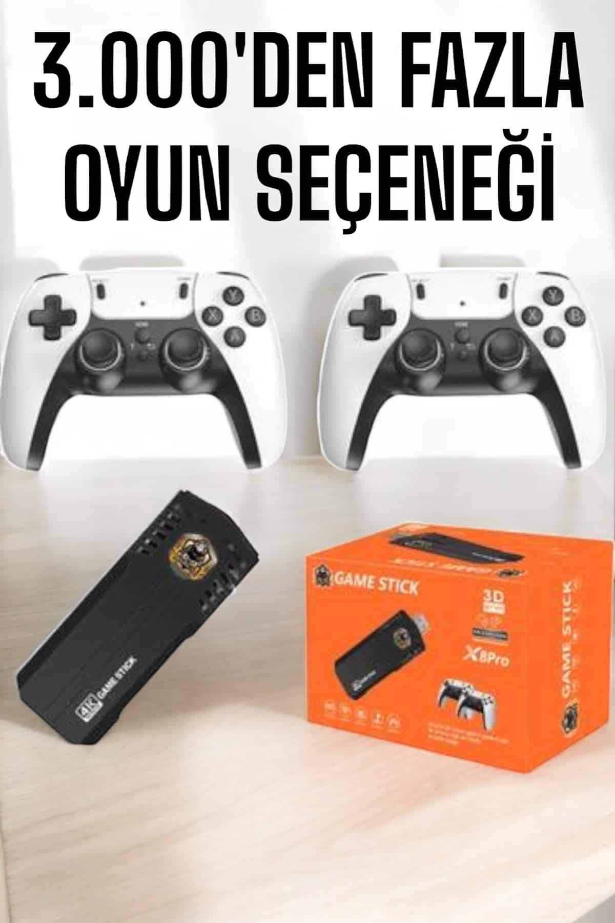 Joystick Çift Kollu Oyun Kolu Retro Oyun Yüksek Çözünürlüklü 3D Game
