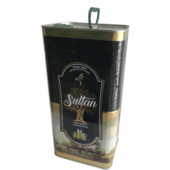 SULTAN SOGUK SIKIM NATÜREL SIZMA ZEYTİNYAĞI 5. LT TENEKE