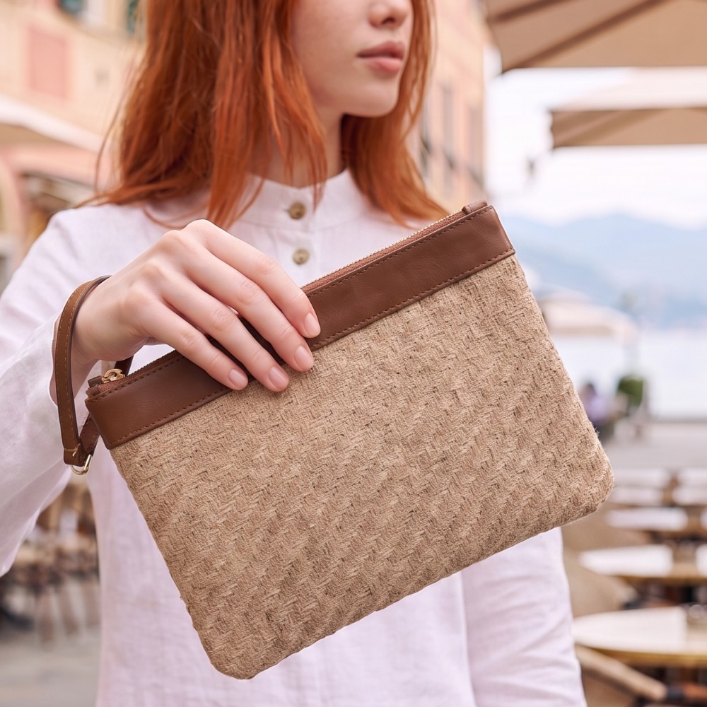 Jolie Hasır Kadın Portföy & Clutch El Çantası