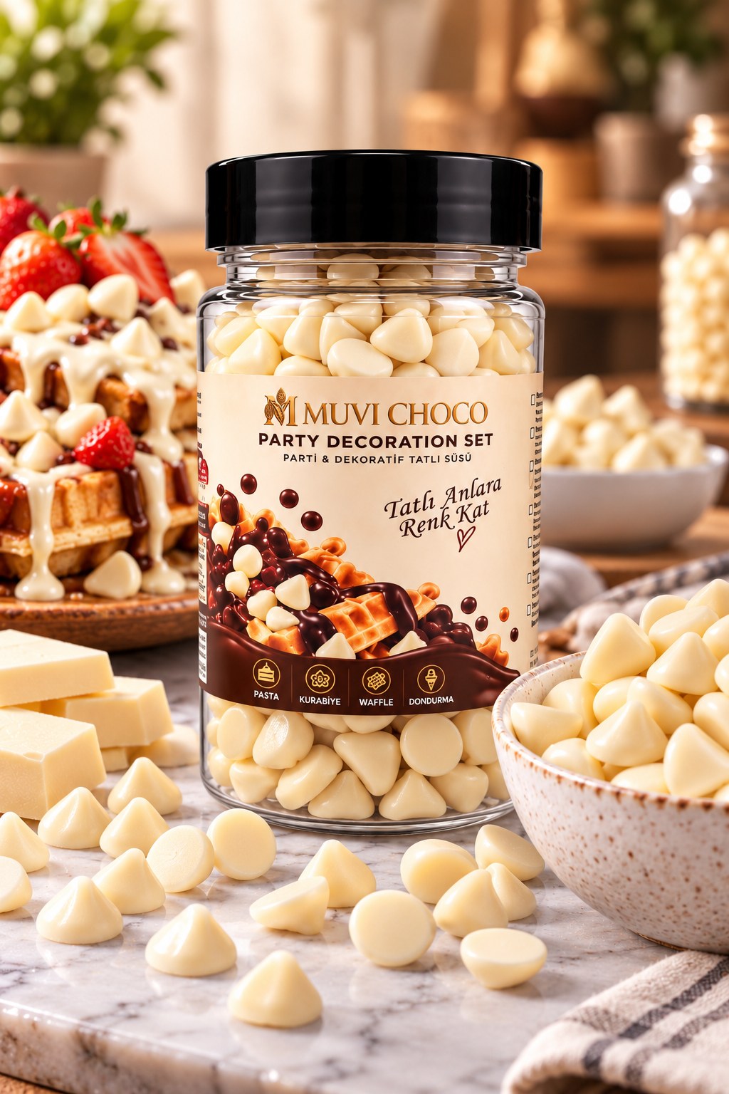MUVI CHOCO FİLDİŞİ KOKOLİN DAMLA 70g