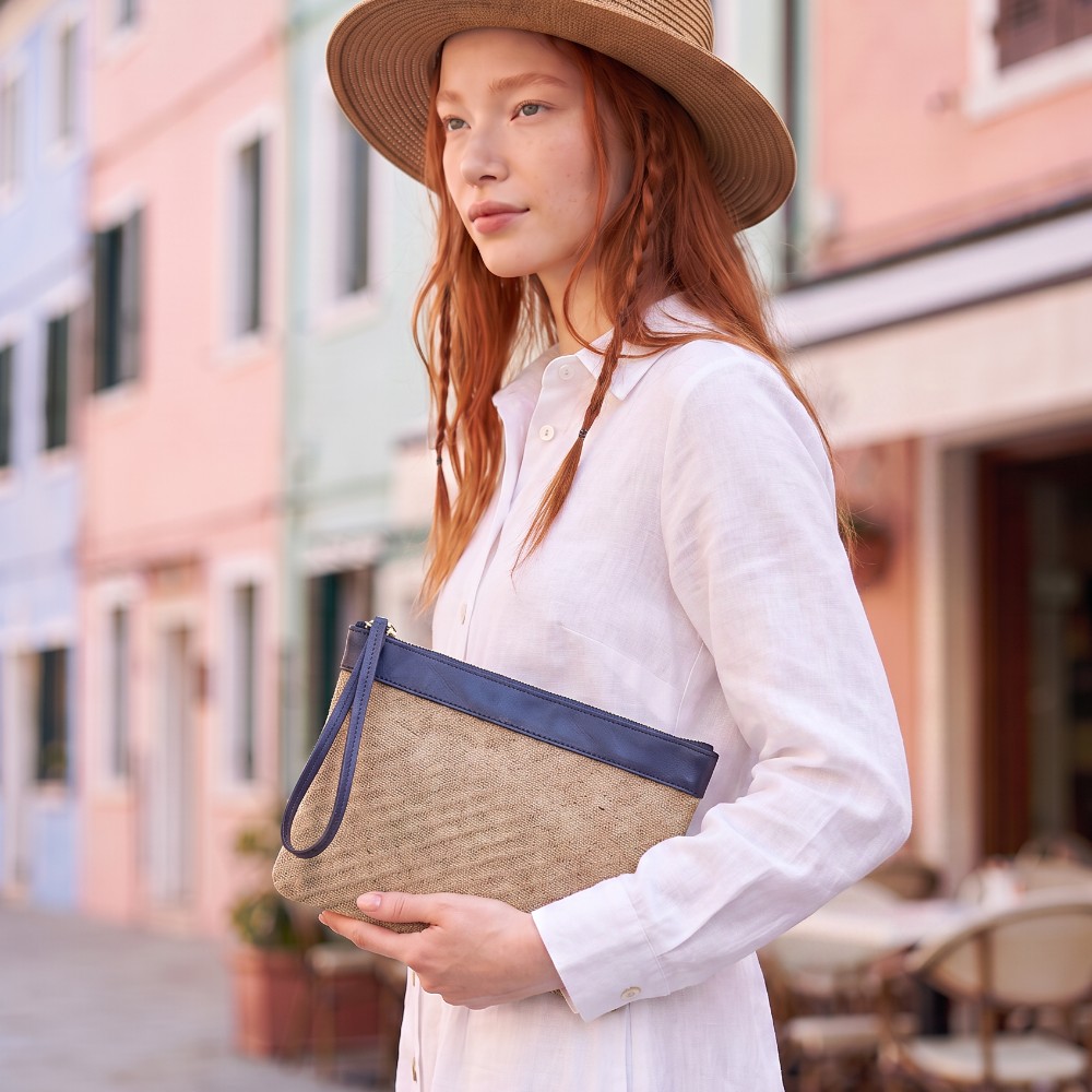 Jolie Hasır Kadın Portföy & Clutch El Çantası
