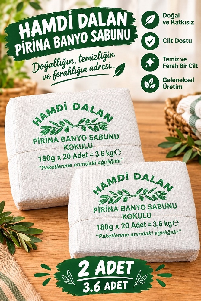 Dalan Antik Pirina Banyo Kokulu Torba Sabun 3,6 Kg x 2 Çuval