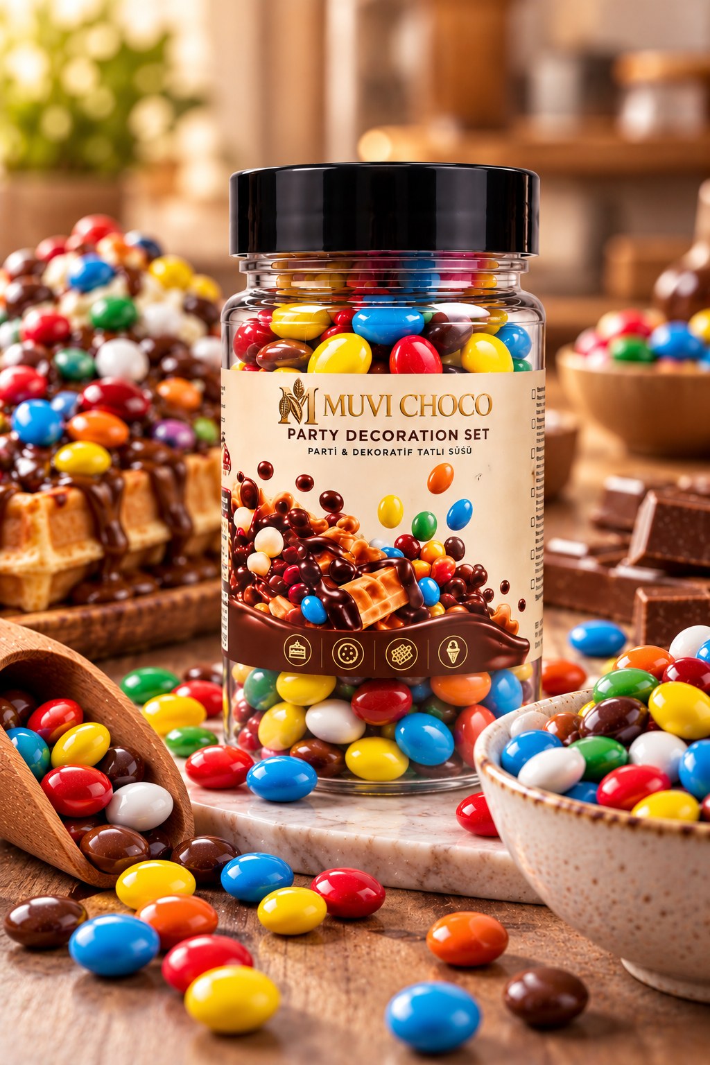 MUVI CHOCO ŞEKER KAPLI MİNİBON 70G