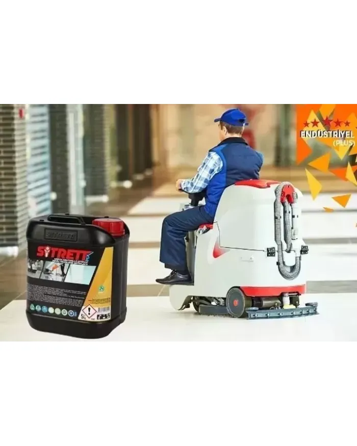 SİTRETT MX Zemin Temizleme Şampuanı Otomat Köpük Kontrollü Endüstriyel Plus 5 kg.