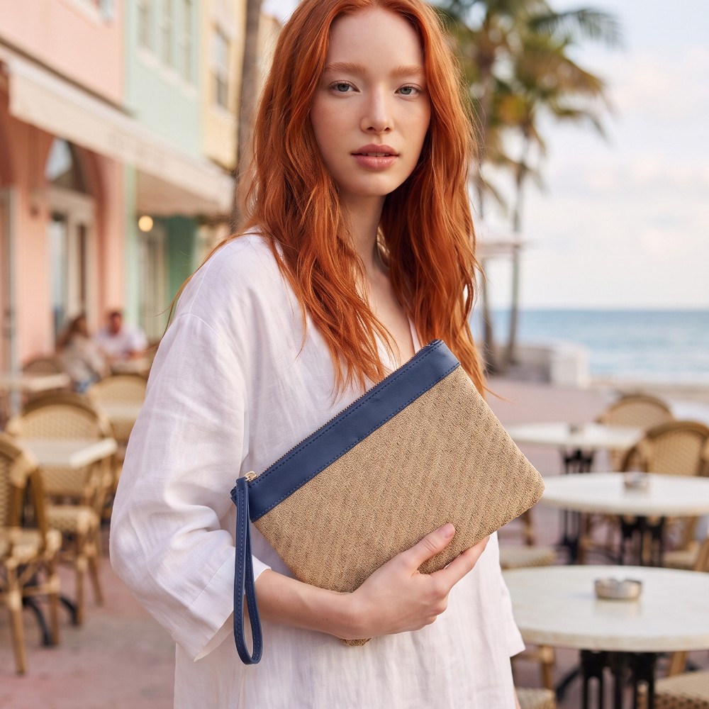 Jolie Hasır Kadın Portföy & Clutch El Çantası