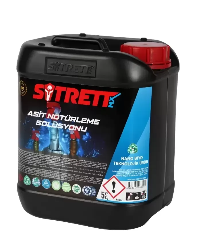 SİTRETT MX Güneş Paneli Temizleyici Endüstriyel Alkali 5 Kg.