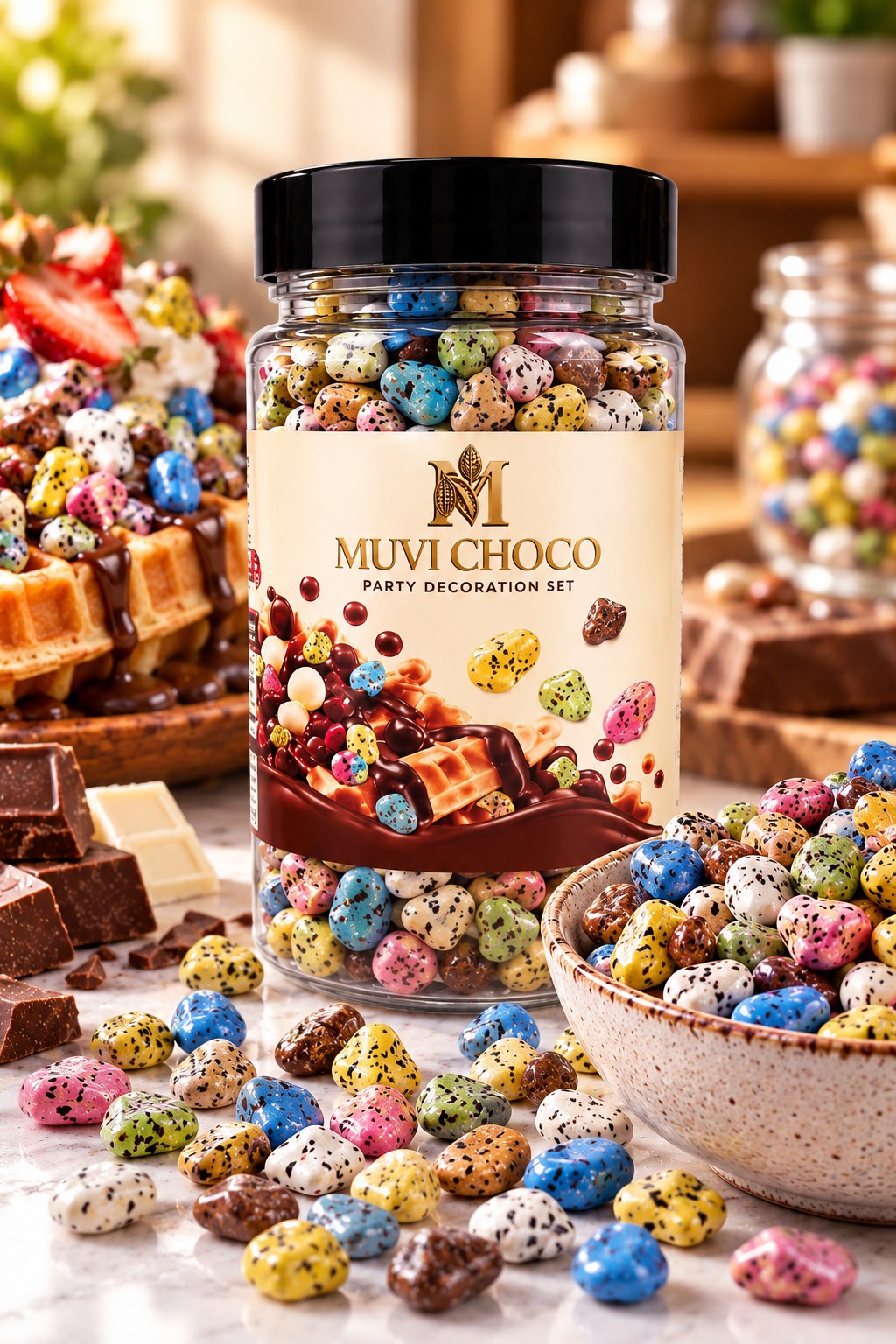 MUVI CHOCO MİNİ ÇAKILTAŞI RENKLİ 75G