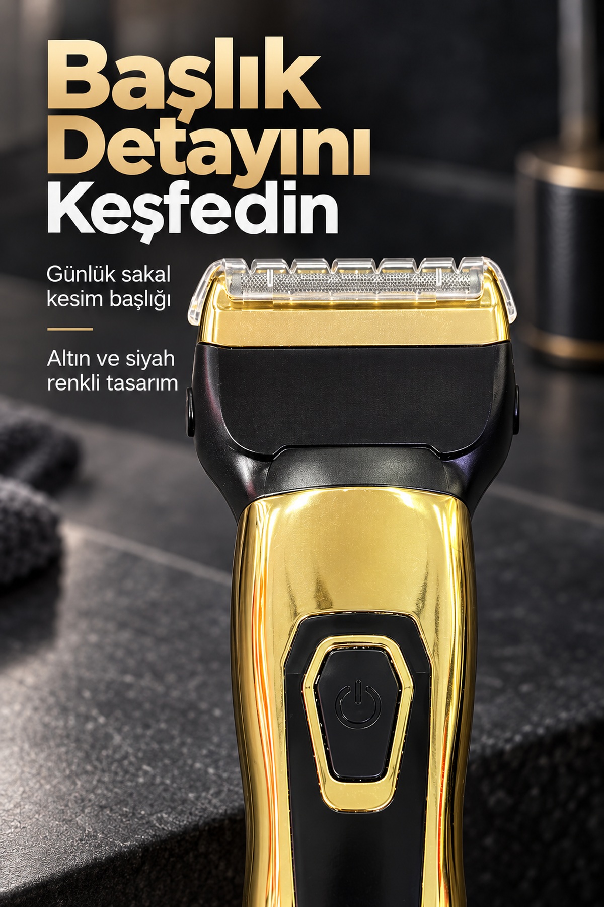 Erkek Bakım Seti Kablosuz Kullanımlı Üç Başlıklı