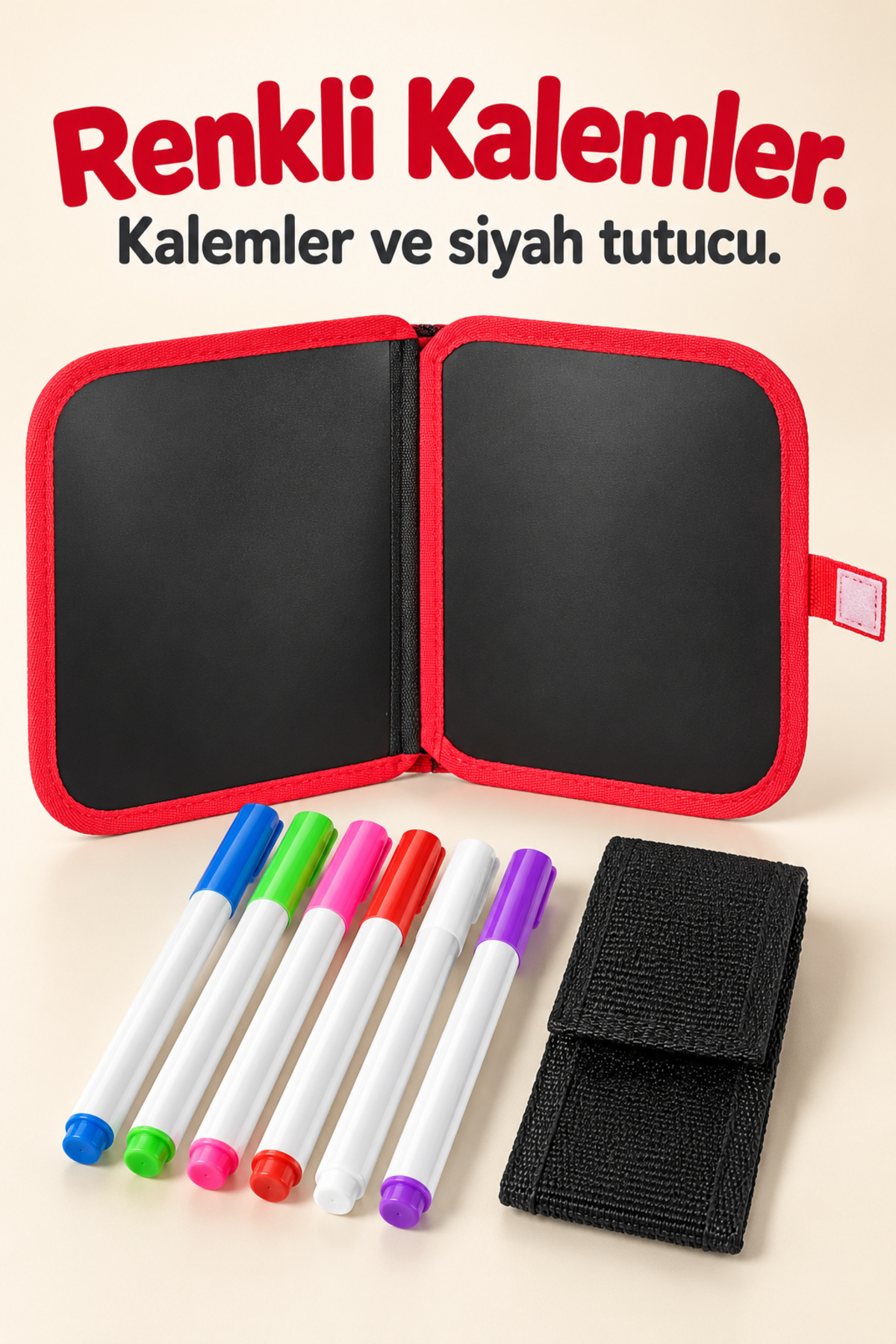 Çizim Kitabı Siyah İç Yüzeyli Kumaş Kenarlı