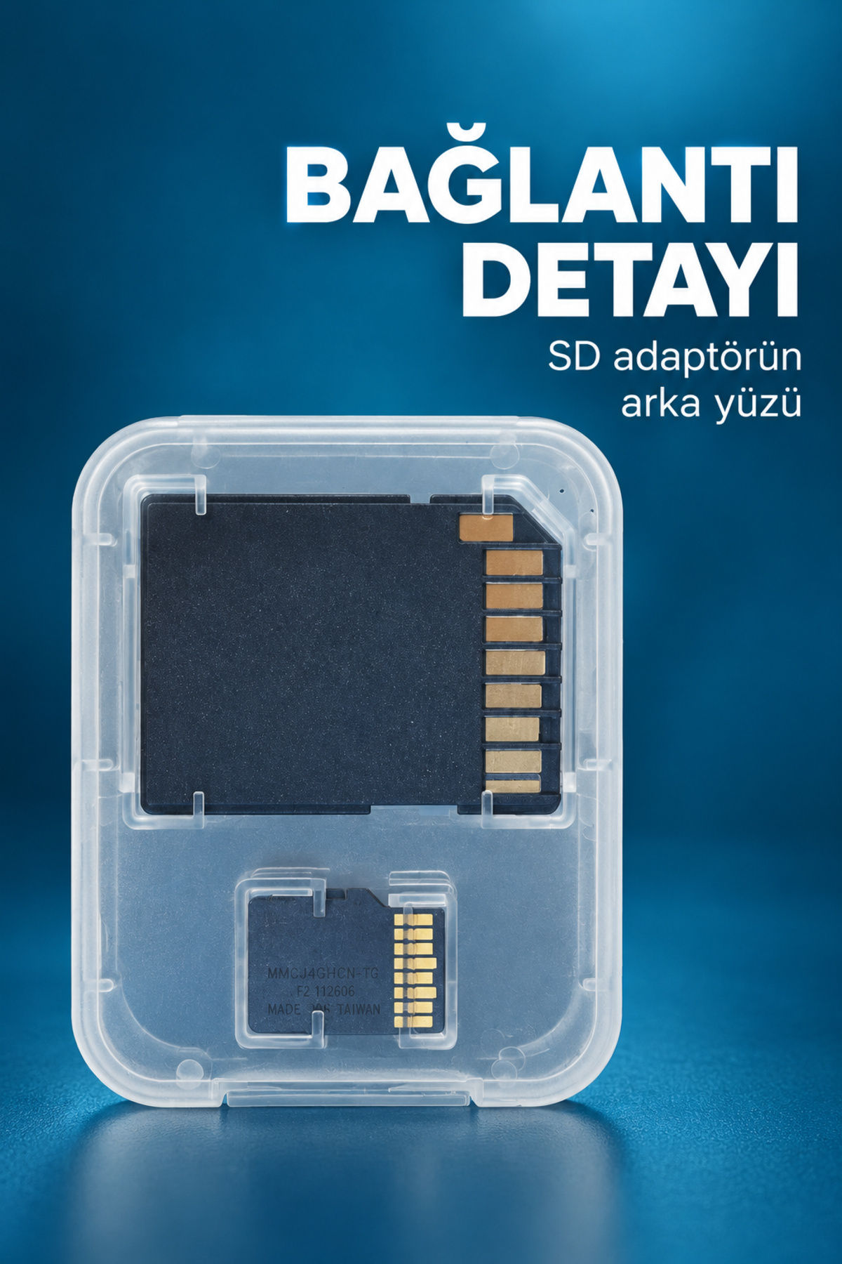 Şeffaf Kutulu 256 GB Micro SD Hafıza Kartı