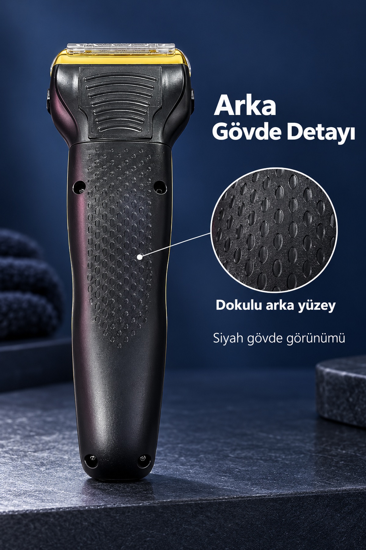 Erkek Bakım Seti Kablosuz Kullanımlı Üç Başlıklı