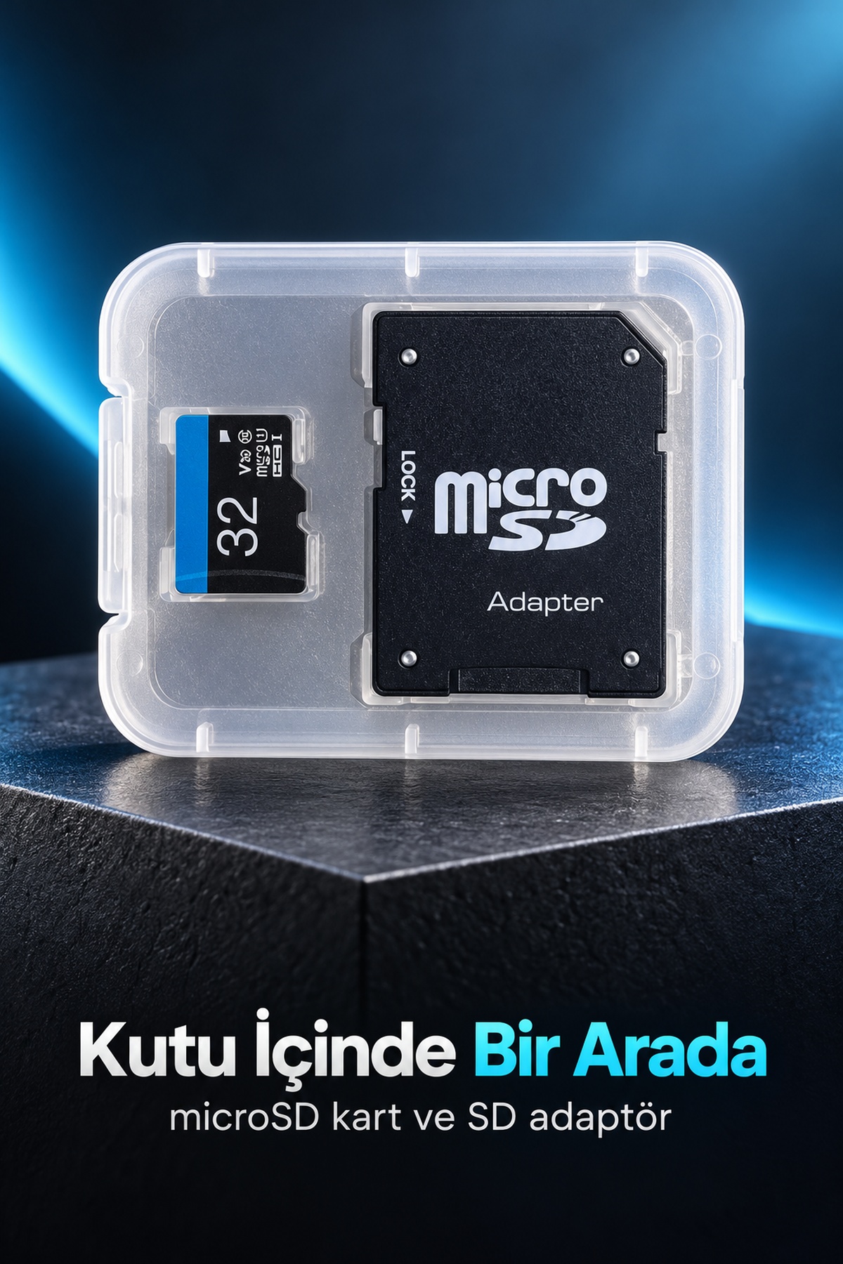 32 GB MicroSD Bellek Kartı ve SD Adaptör Seti