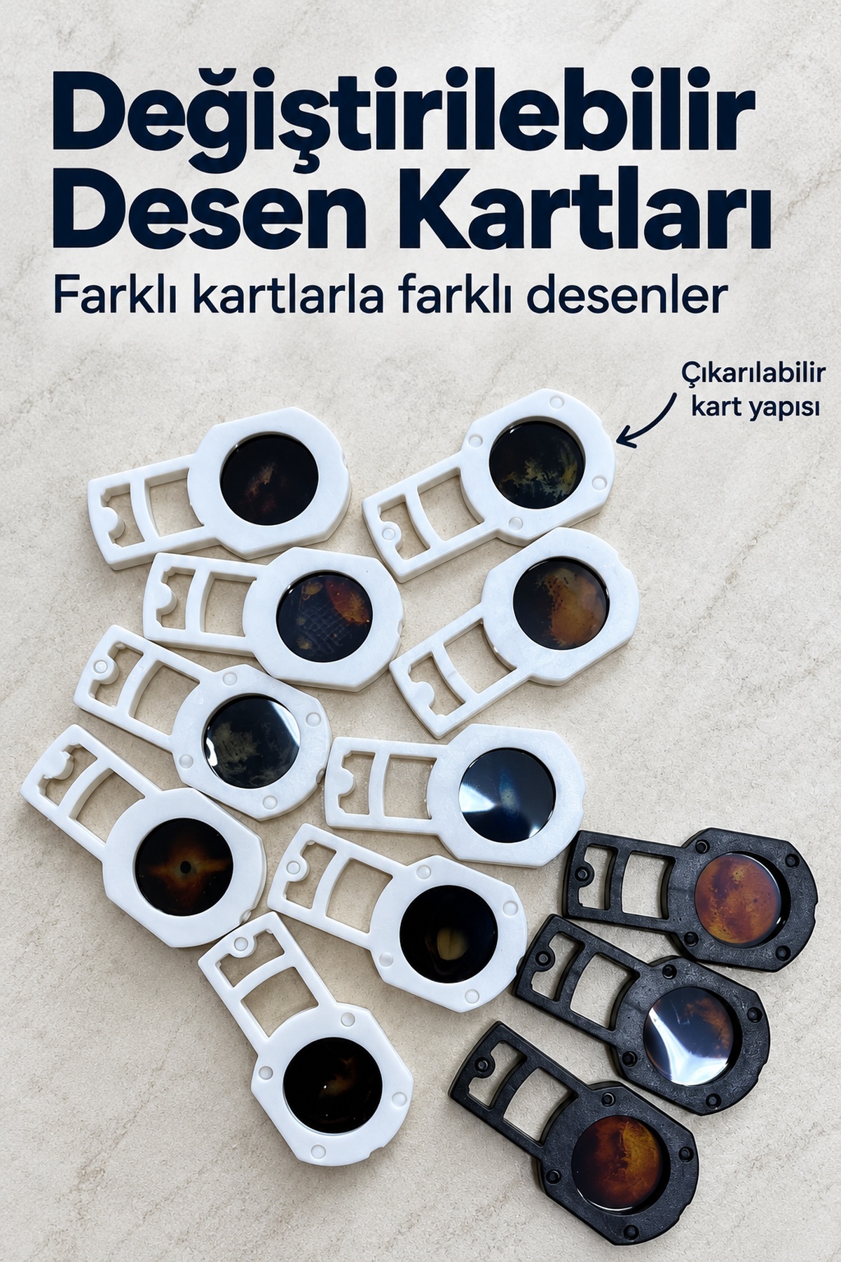 Desenli Projeksiyon Lambası Bilgisayar USB Girişinden Kullanımlı