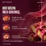 Muvellia Çilek Aromalı Sos Waffle Krep Pankek 300 g