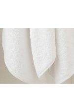 Leafy Bambu Banyo Havlusu 70x140 Cm Beyaz
