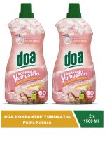 Doa Konsantre Çamaşır Yumuşatıcı Pudra Kokulu 60 Yıkama 1500 Ml x 2 Adet