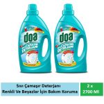 Doa Sıvı Çamaşır Deterjanı Renkliler Ve Beyazlar Bakım Ve Koruma 2 X 2700 Ml