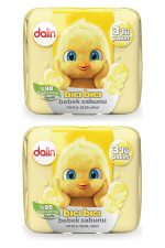Dalin Klasik Katı Bebek Sabun 3 Lü 3 X 75 Gr x 2 Paket