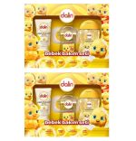 Dalin Bebek Bakım Seti 4 Parça Kutulu Yenidoğan x 2 Set