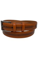 Taba Hakiki Deri Ortası Dikişli 3.5 Cm.lik Klasik Erkek Kemer - 208-62-22ks