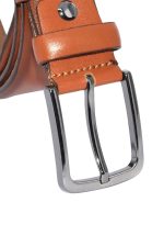 Taba Hakiki Deri Düz Renk 3.5 Cm.lik Klasik Kemer - 208-düz