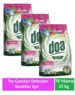 Doa Matik Toz Çamaşır Deterjanı Renkliler 3 x 4 Kg