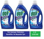 Doa Sıvı Çamaşır Deterjanı Renkliler Ve Beyazlar Derinlemesine Temizlik 3 X 2145 Ml