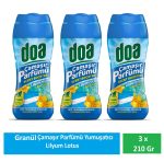 Doa Granül Çamaşır Parfümü & Çamaşır Yumuşatıcı Lilyum & Lotus 3 x 210 Gr