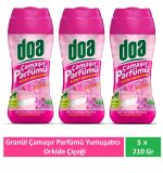 Doa Granül Çamaşır Parfümü & Çamaşır Yumuşatıcı Orkide Çiçeği 3 x 210 Gr