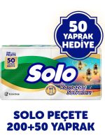 Solo Süper Peçete 250 Li x 3 Paket