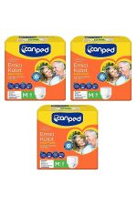 Canped Hasta Bezi Orta Boy ( M ) 9 Lu Emici Külot x 3 Paket