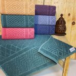Bimar Bukle Jakarlı Soft Pramit Desenli El Ve Yüz Havlusu 50 X 90 Cm x 3 Adet