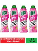 Doa Sıvı Krem Mineralli Çiçek Buketi 750 Ml Vegan x 4 Adet