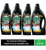 Doa Sıvı Çamaşır Deterjanı Siyah ve Koyu Renkler 4 x 2700 Ml