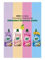 Doa Konsantre Çamaşır Yumuşatıcı Amber Ve Gül 1500 Ml x 4 Adet