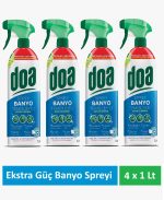 Doa Banyo Extra Güç Temizlik Spreyi 1 Lt x 4 Adet