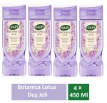 Dalan Duş Jeli Botanica Lotus 450 Ml x 4 Adet
