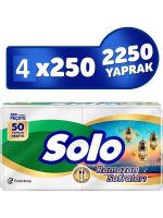 Solo Süper Peçete 250 Li x 4 Paket