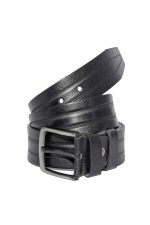 Siyah Hakiki Deri Desenli Model 4.5 Cm.lik Spor Kot Kemer - 500-61