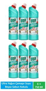 Doa Ultra Çamaşır Suyu Beyaz Sabun Kokulu 6 X 750 Ml