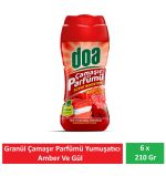 Doa Granül Çamaşır Parfümü & Çamaşır Yumuşatıcı Amber ve Gül 6 x 210 Gr