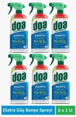 Doa Banyo Extra Güç Temizlik Spreyi 1 Lt x 6 Adet