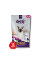 12 Adet x Spelly Premium Yavru Kedi Yaş Mama - Tavuk (85gr)