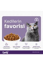 12 Adet xSpelly Yetişkin Kedi Maması Balıklı (0,3Kg)