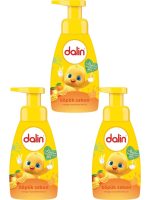 Dalin Bebek Köpük Sabunu 200 Ml Mango Portakal Aromalı x 3 Adet