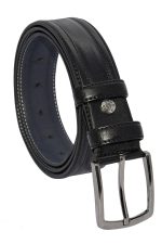 Erkek 3 Adet X 3.5 Cm. Klasik Suni Deri Desenli Model Kemer - 61v