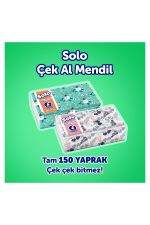 Solo Çek Al Mendil Desenli 150 Li x 12 Paket