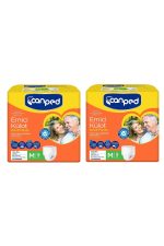 Canped Hasta Bezi Orta Boy ( M ) 9 Lu Emici Külot x 2 Paket